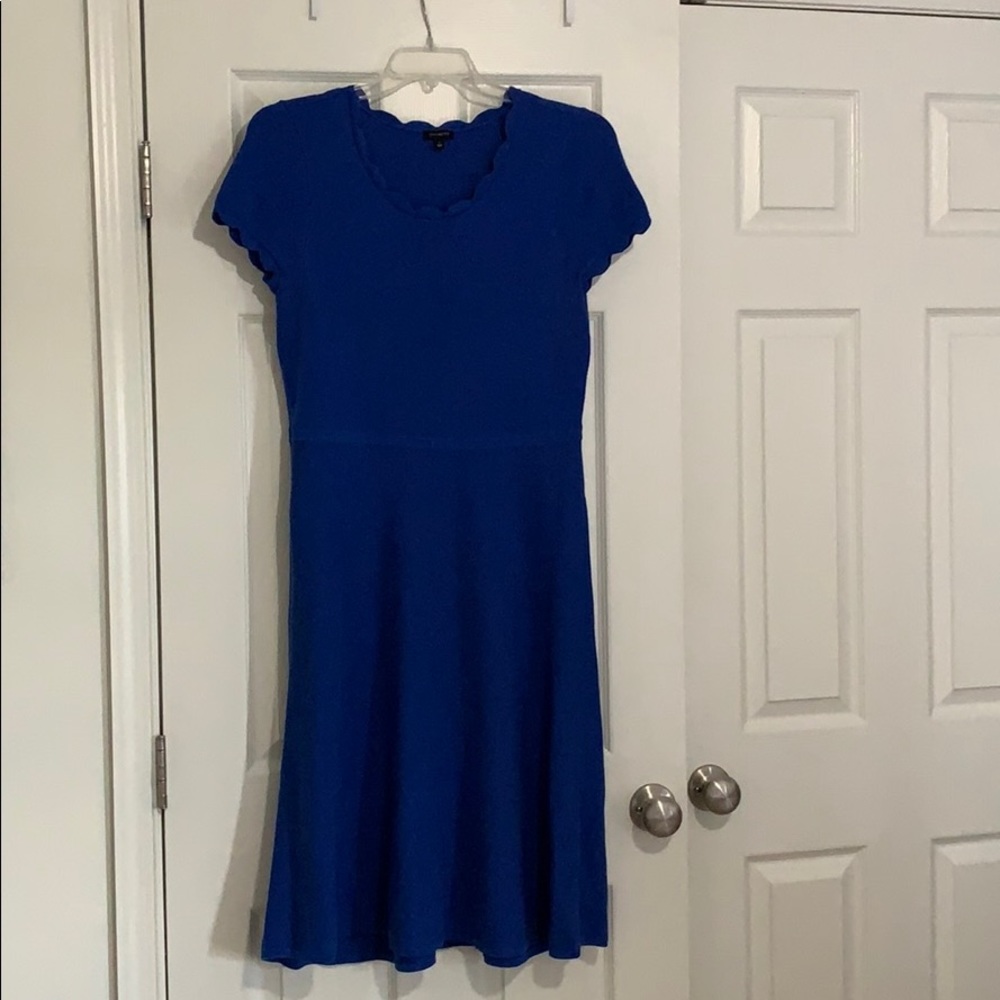 Blue Knit Talbots Dress
